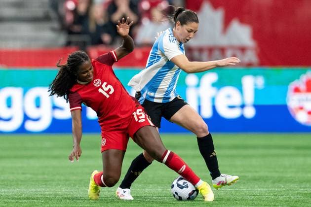 Football, Womens international match, Canada - Argentina