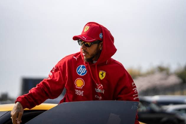 Lewis Hamilton at Formula 1 Japanese Grand Prix - GP Free Practice 1 and 2 - Suzuka Lewis Hamilton (Gbr) Of Scuderia Ferrari 44 during the Formula 1 Lenovo Japanese Grand Prix 2025 on Saturday at the Suzuka International Circuit, Suzuka, Japan on April 5, 2025. Photo by Antoine Lapeyre ABACAPRESS.COM Suzuka Japan  Copyright: xLapeyrexAntoine ABACAx