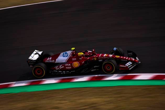 F1 - JAPANESE GRAND PRIX 2025 44 HAMILTON Lewis (gbr), Scuderia Ferrari SF-25, action during the Formula 1 Lenovo Japanese Grand Prix 2025, 3rd round of the 2025 FIA Formula One World Championship, WM, Weltmeisterschaft from April 4 to 6, 2025 on the Suzuka Circuit, in Suzuka, Japan - SuzukaJapan  Copyright: xEricxAlonsox