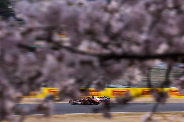 F1 - JAPANESE GRAND PRIX 2025 16 LECLERC Charles (mco), Scuderia Ferrari SF-25, action during the Formula 1 Lenovo Japanese Grand Prix 2025, 3rd round of the 2025 FIA Formula One World Championship, WM, Weltmeisterschaft from April 4 to 6, 2025 on the Suzuka Circuit, in Suzuka, Japan - SuzukaJapan  Copyright: xEricxAlonsox