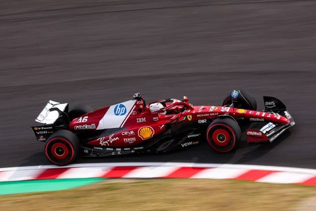 F1 - JAPANESE GRAND PRIX 2025 16 LECLERC Charles (mco), Scuderia Ferrari SF-25, action during the Formula 1 Lenovo Japanese Grand Prix 2025, 3rd round of the 2025 FIA Formula One World Championship, WM, Weltmeisterschaft from April 4 to 6, 2025 on the Suzuka Circuit, in Suzuka, Japan - SuzukaJapan  Copyright: xEricxAlonsox