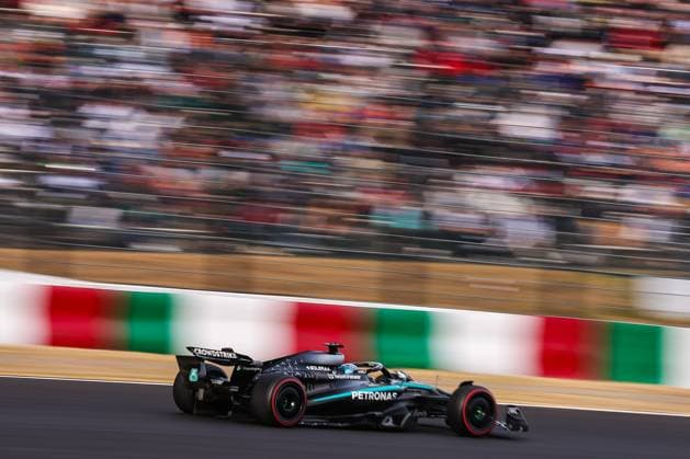 F1 - JAPANESE GRAND PRIX 2025 63 RUSSELL George (gbr), Mercedes AMG F1 Team W16, action during the Formula 1 Lenovo Japanese Grand Prix 2025, 3rd round of the 2025 FIA Formula One World Championship, WM, Weltmeisterschaft from April 4 to 6, 2025 on the Suzuka Circuit, in Suzuka, Japan - SuzukaJapan  Copyright: xEricxAlonsox