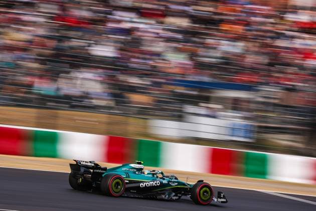 F1 - JAPANESE GRAND PRIX 2025 14 ALONSO Fernando (spa), Aston Martin F1 Team AMR24, action during the Formula 1 Lenovo Japanese Grand Prix 2025, 3rd round of the 2025 FIA Formula One World Championship, WM, Weltmeisterschaft from April 4 to 6, 2025 on the Suzuka Circuit, in Suzuka, Japan - SuzukaJapan  Copyright: xEricxAlonsox