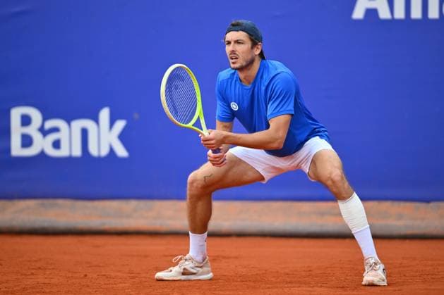 Tiriac Open 2025 - Bucharest ATP, Tennis Herren 250 Jakob Schnaitter and Mark Wallner of Germany play against Sander Gille and Jan Zielinski of Poland during the Tiriac Open doubles match in Bucharest, Romania, on April 4, 2025. Bucharest Romania  Copyright: xAlexxNicodimx originalFilename:nicodim-tiriacop250405_npf6G.jpg