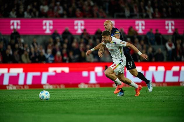 COLOGNE, GERMANY - 5 APRIL, 2025: Imad Rondic, The football match of 2.B1. FC Köln vs Hertha BSC at Rhein Energie Stadion  Copyright: xVITALIIxKLIUIEVx