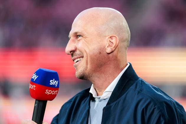 2 Fußball Bundesliga 1 FC Köln Hertha BSC Berlin 05 04 2025 Gerhard Struber Trainer 1 FC Köln laughing in Sky Interview 2 Fußball Bundesliga, 1 FC Köln Hertha BSC Berlin, Köln, RheinEnergiestadion am 05 04 2025 DFL REGULATIONS PROHIBIT ANY USE OF PHOTOGRAPHS AS IMAGE SEQUENCES AND OR QUASI VIDEO Copyright: xBEAUTIFULxSPORTS Wunderlx