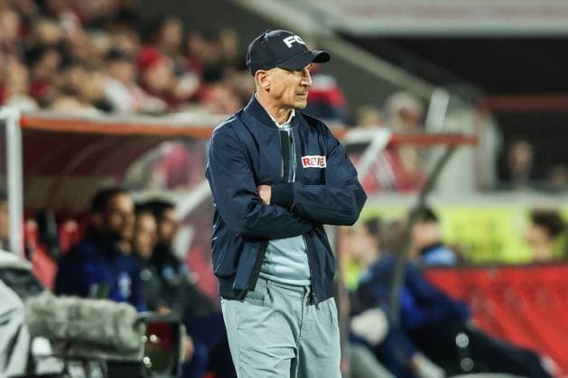 Sport, Football, 2 Bundesliga Season 2024 2025 28 Matchday 1 FC Köln Hertha BSC Berlin 05 04 2025, RheinEnergieSTADION Gerhard Struber Head Coach, 1 FC Köln Köln RheinEnergieSTADION North Rhine-Westphalia Germany