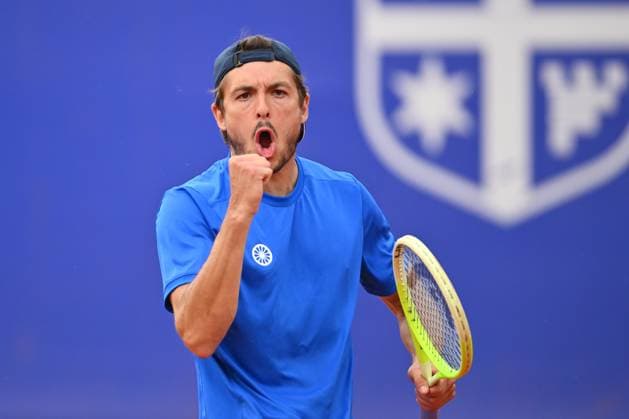 Tiriac Open 2025 - Bucharest ATP, Tennis Herren 250 Jakob Schnaitter and Mark Wallner of Germany play against Sander Gille and Jan Zielinski of Poland during the Tiriac Open doubles match in Bucharest, Romania, on April 4, 2025. Bucharest Romania  Copyright: xAlexxNicodimx originalFilename:nicodim-tiriacop250405_npPqq.jpg