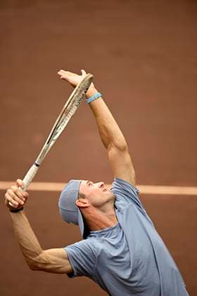 April 5, 2025, Houston, Tx, United States of America: TOMMY PAUL during the quarter finals between Tommy Paul (USA) and Jenson Brooksby (USA) in the Men s Clay Court Championships on April 3, 2025 at the River Oaks Country Club in Houston, Texas. Houston United States of America - ZUMAw132 20250405_zap_w132_036 Copyright: xTomxWalkox