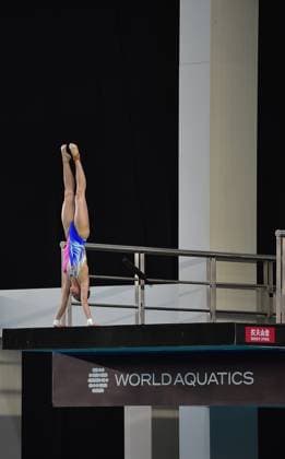 (250406) -- GUADALAJARA, April 6, 2025 -- Chen Yuxi of China competes during the women 10m platform final at the World Aquatics Diving World Cup 2025 in Guadalajara, Jalisco, Mexico, on April 5, 2025. (Photo by Xinhua) (SP)MEXICO-JALISCO-GUADALAJARA-DIVING-WORLD CUP-WOMEN S 10M PLATFORM-FINAL AlejandroxAcosta 
