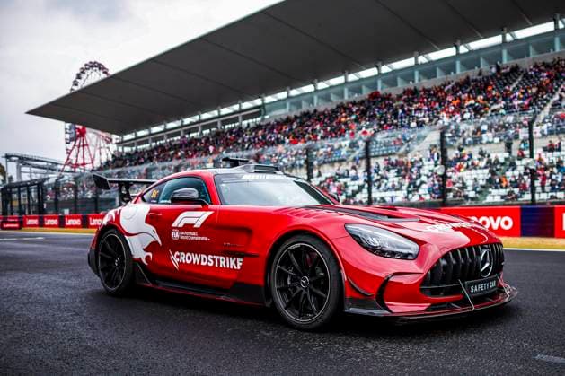 F1 - JAPANESE GRAND PRIX 2025 FIA Aston Martin Vantage Safety Car during the Formula 1 Lenovo Japanese Grand Prix 2025, 3rd round of the 2025 FIA Formula One World Championship, WM, Weltmeisterschaft from April 4 to 6, 2025 on the Suzuka Circuit, in Suzuka, Japan - SuzukaJapan  Copyright: xEricxAlonsox