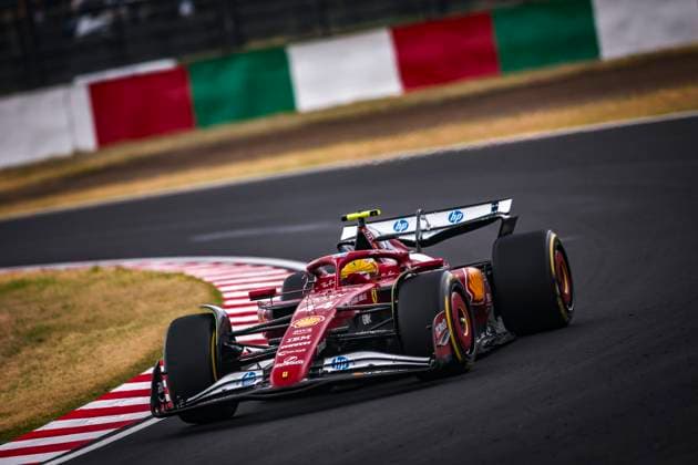 F1 - JAPANESE GRAND PRIX 2025 44 HAMILTON Lewis (gbr), Scuderia Ferrari SF-25, action during the Formula 1 Lenovo Japanese Grand Prix 2025, 3rd round of the 2025 FIA Formula One World Championship, WM, Weltmeisterschaft from April 4 to 6, 2025 on the Suzuka Circuit, in Suzuka, Japan - SuzukaJapan  Copyright: xEricxAlonsox