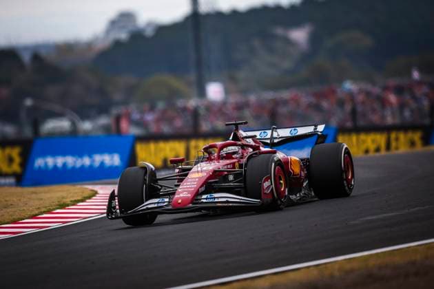 F1 - JAPANESE GRAND PRIX 2025 16 LECLERC Charles (mco), Scuderia Ferrari SF-25, action during the Formula 1 Lenovo Japanese Grand Prix 2025, 3rd round of the 2025 FIA Formula One World Championship, WM, Weltmeisterschaft from April 4 to 6, 2025 on the Suzuka Circuit, in Suzuka, Japan - SuzukaJapan  Copyright: xEricxAlonsox