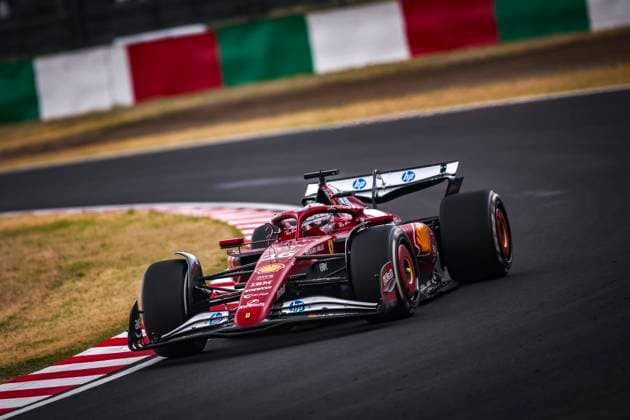 F1 - JAPANESE GRAND PRIX 2025 16 LECLERC Charles (mco), Scuderia Ferrari SF-25, action during the Formula 1 Lenovo Japanese Grand Prix 2025, 3rd round of the 2025 FIA Formula One World Championship, WM, Weltmeisterschaft from April 4 to 6, 2025 on the Suzuka Circuit, in Suzuka, Japan - SuzukaJapan  Copyright: xEricxAlonsox