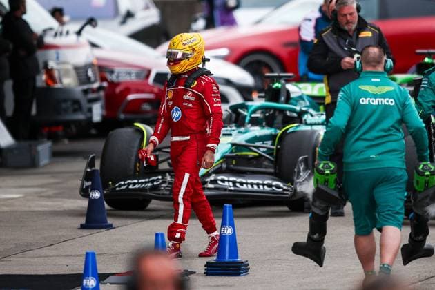F1 - JAPANESE GRAND PRIX 2025 HAMILTON Lewis (gbr), Scuderia Ferrari SF-25, portrait during the Formula 1 Lenovo Japanese Grand Prix 2025, 3rd round of the 2025 FIA Formula One World Championship, WM, Weltmeisterschaft from April 4 to 6, 2025 on the Suzuka Circuit, in Suzuka, Japan - SuzukaJapan  Copyright: xEricxAlonsox