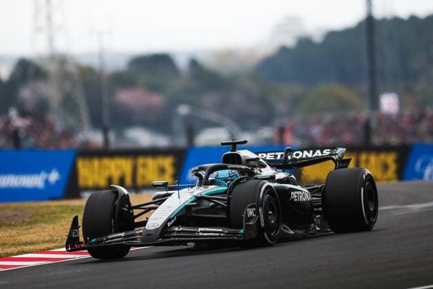 F1 - JAPANESE GRAND PRIX 2025 63 RUSSELL George (gbr), Mercedes AMG F1 Team W16, action during the Formula 1 Lenovo Japanese Grand Prix 2025, 3rd round of the 2025 FIA Formula One World Championship, WM, Weltmeisterschaft from April 4 to 6, 2025 on the Suzuka Circuit, in Suzuka, Japan - SuzukaJapan  Copyright: xEricxAlonsox