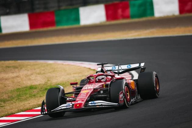 F1 - JAPANESE GRAND PRIX 2025 16 LECLERC Charles (mco), Scuderia Ferrari SF-25, action during the Formula 1 Lenovo Japanese Grand Prix 2025, 3rd round of the 2025 FIA Formula One World Championship, WM, Weltmeisterschaft from April 4 to 6, 2025 on the Suzuka Circuit, in Suzuka, Japan - SuzukaJapan  Copyright: xEricxAlonsox
