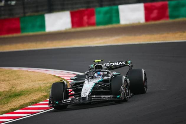F1 - JAPANESE GRAND PRIX 2025 12 KIMI ANTONELLI Andrea (ita), Mercedes AMG F1 Team W16, action during the Formula 1 Lenovo Japanese Grand Prix 2025, 3rd round of the 2025 FIA Formula One World Championship, WM, Weltmeisterschaft from April 4 to 6, 2025 on the Suzuka Circuit, in Suzuka, Japan - SuzukaJapan  Copyright: xEricxAlonsox