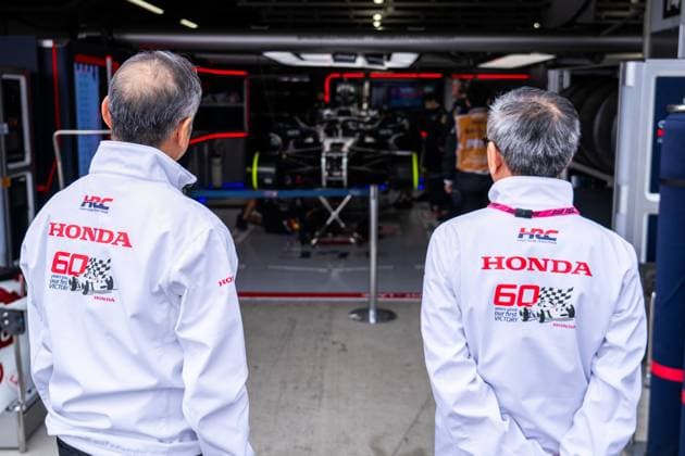 Formula 1 Japanese Grand Prix - Race Day - Suzuka Honda reps during the Formula 1 Lenovo Japanese Grand Prix 2025 on Race Day at the Suzuka International Circuit, Suzuka, Japan on April 6, 2025 Credit: Photo by Antoine Lapeyre ABACAPRESS.COM Suzuka Japan  Copyright: xLapeyrexAntoine ABACAx