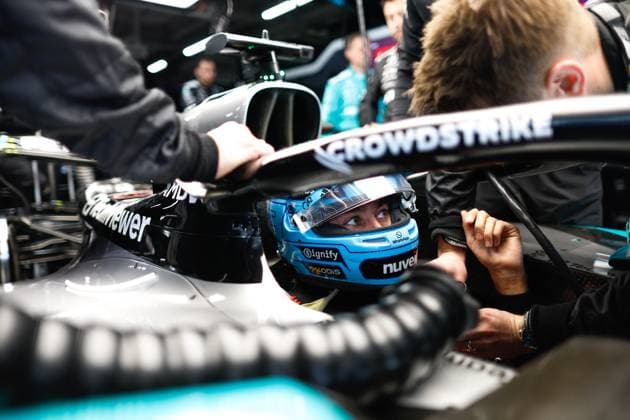 F1 - JAPANESE GRAND PRIX 2025 RUSSELL George (gbr), Mercedes AMG F1 Team W16, portrait during the Formula 1 Lenovo Japanese Grand Prix 2025, 3rd round of the 2025 FIA Formula One World Championship, WM, Weltmeisterschaft from April 4 to 6, 2025 on the Suzuka Circuit, in Suzuka, Japan - SuzukaJapan  Copyright: xDPPIx