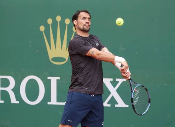 Qualifications Rolex MC Masters PHOTOPQR NICE MATIN Dylan Meiffret ; Monaco ; 06 04 2025 ; Deuxieme jour de qualifications au Rolex Monte-Carlo Masters. ICI : Fabio Fognini a l entrainement Rolex Monte-Carlo Masters at Monte-Carlo Country Club on April 6, 2025 Monaco France  Copyright: xPHOTOPQR NICExMATIN MAXPPPxDylanxMeiffretx 20250406NIM4284 20250406NIM4284