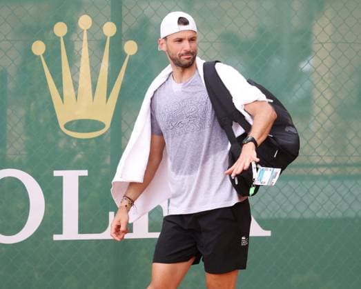 Qualifications Rolex MC Masters PHOTOPQR NICE MATIN Dylan Meiffret ; Monaco ; 06 04 2025 ; Deuxieme jour de qualifications au Rolex Monte-Carlo Masters. ICI : Grigor Dimitrov à l entrainement Rolex Monte-Carlo Masters at Monte-Carlo Country Club on April 6, 2025 Monaco France  Copyright: xPHOTOPQR NICExMATIN MAXPPPxDylanxMeiffretx 20250406NIM4287 20250406NIM4287