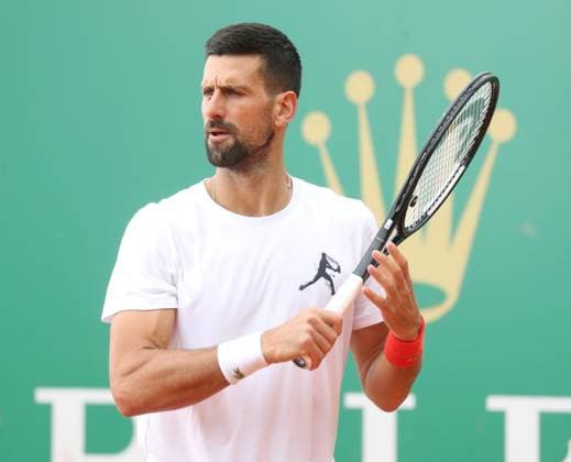 Qualifications Rolex MC Masters PHOTOPQR NICE MATIN Dylan Meiffret ; Monaco ; 06 04 2025 ; Deuxieme jour de qualifications au Rolex Monte-Carlo Masters. ICI : Novak Djokovic s entraine Rolex Monte-Carlo Masters at Monte-Carlo Country Club on April 6, 2025 Monaco France  Copyright: xPHOTOPQR NICExMATIN MAXPPPxDylanxMeiffretx 20250406NIM4296 20250406NIM4296