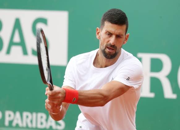 Qualifications Rolex MC Masters PHOTOPQR NICE MATIN Dylan Meiffret ; Monaco ; 06 04 2025 ; Deuxieme jour de qualifications au Rolex Monte-Carlo Masters. ICI : Novak Djokovic s entraine Rolex Monte-Carlo Masters at Monte-Carlo Country Club on April 6, 2025 Monaco France  Copyright: xPHOTOPQR NICExMATIN MAXPPPxDylanxMeiffretx 20250406NIM4301 20250406NIM4301
