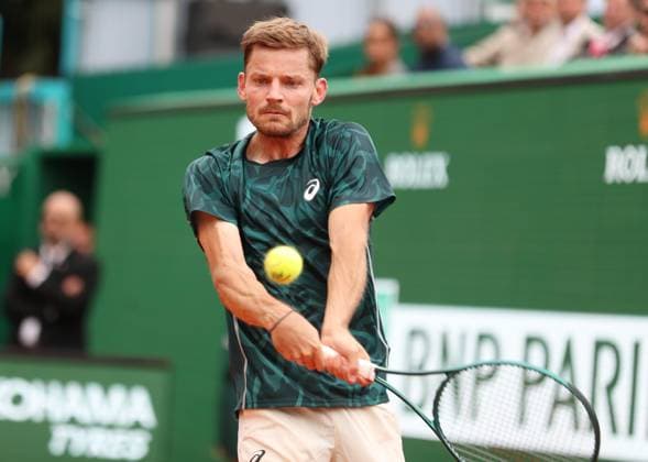 Qualifications Rolex MC Masters PHOTOPQR NICE MATIN Dylan Meiffret ; Monaco ; 06 04 2025 ; Deuxieme jour de qualifications au Rolex Monte-Carlo Masters. ICI : David Goffin Rolex Monte-Carlo Masters at Monte-Carlo Country Club on April 6, 2025 Monaco France  Copyright: xPHOTOPQR NICExMATIN MAXPPPxDylanxMeiffretx 20250406NIM4315 20250406NIM4315