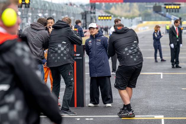 SUZUKA, JAPAN: Yuki Tsunoda, racing for the Racing Bulls team during the 2025 Formula 1 Japanese Grand Prix at the Suzuka International Racing Course in Suzuka, Japan