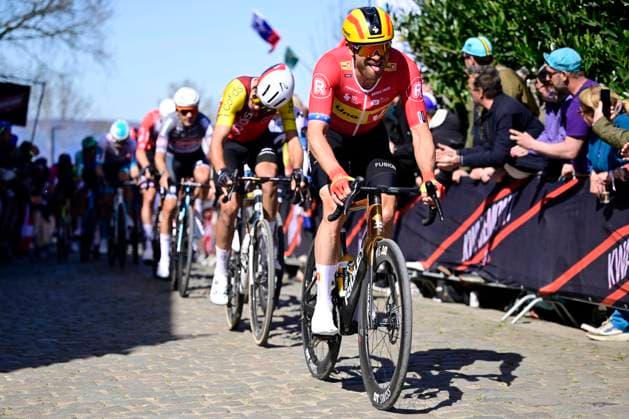 Ronde van Vlaanderen 2025 - Men Elite OUDENAARDE, BELGIUM - APRIL 06 : Kristoff Alexander (NOR) of Uno-X Mobility pictured during the 109th edition of the Ronde van Vlaanderen, an UCI World Tour cycling race for Men Elite with start in Bruges and finish in Oudenaarde after 268,9 km on April 6, 2025 in Oudenaarde, Belgium, 06 04 2025 ( Motordriver Guy De Vuyst - Oudenaarde Belgium  Copyright: xNicoxVereeckenx