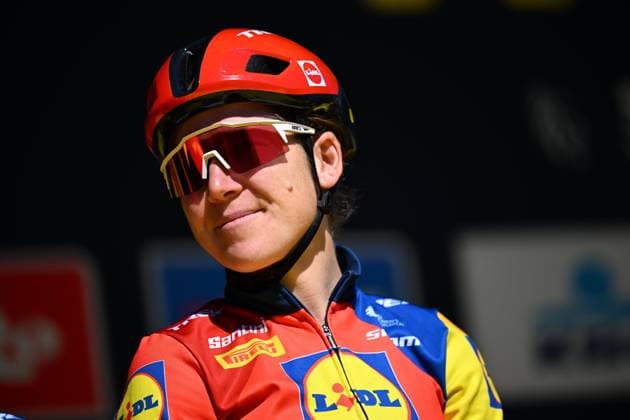 Ronde van Vlaanderen 2025 - Women Elite OUDENAARDE, BELGIUM - APRIL 06 : Hanson Lauretta of Lidl - Trek pictured during the 22th edition of the Ronde van Vlaanderen for Women Elite, an UCI Women s World Tour cycling race organized by Flanders Classics with start and finish in Oudenaarde after 168,8 km on April 6, 2025 in Oudenaarde, Belgium, 06 04 2025 Oudenaarde Belgium  Copyright: xTomasxSiskx