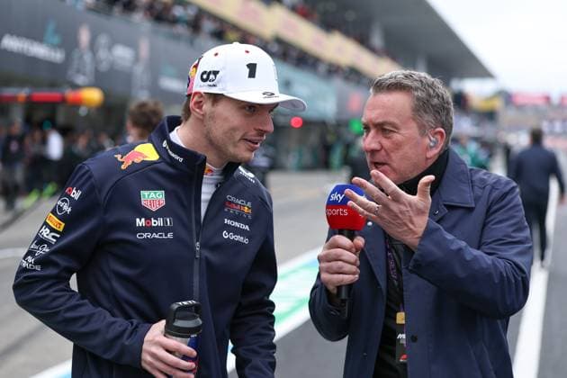 F1 Grand Prix Of Japan - Race Max Verstappen of the Netherlands and Oracle Red Bull Racing is interviewed by Sky Sports UK in the pit lane during the F1 Grand Prix of Japan at Suzuka Circuit in Suzuka, Japan, on April 6, 2025. Suzuka Mie Japan  Copyright: xPaddockerx originalFilename:paddocker-f1grandp250406_np8r8.jpg