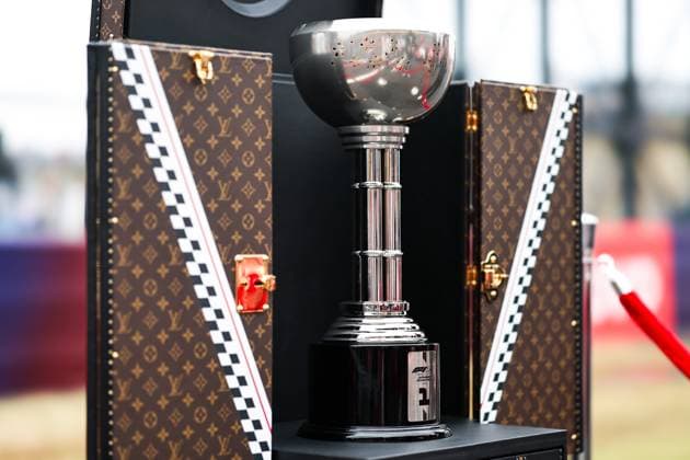 F1 Grand Prix Of Japan - Race The winner s trophy is on the grid during the F1 Grand Prix of Japan at Suzuka Circuit in Suzuka, Japan, on April 6, 2025. Suzuka Mie Japan  Copyright: xPaddockerx originalFilename:paddocker-f1grandp250406_npFpc.jpg