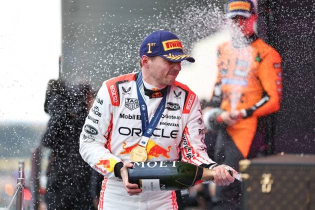 F1 Grand Prix Of Japan - Race Max Verstappen of the Netherlands and Oracle Red Bull Racing celebrates his win during the F1 Grand Prix of Japan at Suzuka Circuit in Suzuka, Japan, on April 6, 2025. Suzuka Mie Japan  Copyright: xPaddockerx originalFilename:paddocker-f1grandp250406_npRdT.jpg