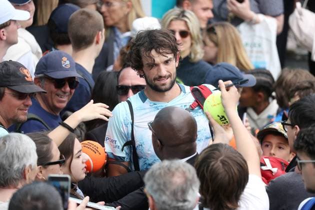 Qualifications Rolex MC Masters PHOTOPQR NICE MATIN Dylan Meiffret ; Monaco ; 06 04 2025 ; Deuxieme jour de qualifications au Rolex Monte-Carlo Masters. ICI : Le monegasque Valentin Vacherot bat Jan-Lennard Struff Rolex Monte-Carlo Masters at Monte-Carlo Country Club on April 6, 2025 Monaco France  Copyright: xPHOTOPQR NICExMATIN MAXPPPxDylanxMeiffretx 20250406NIM4910 20250406NIM4910