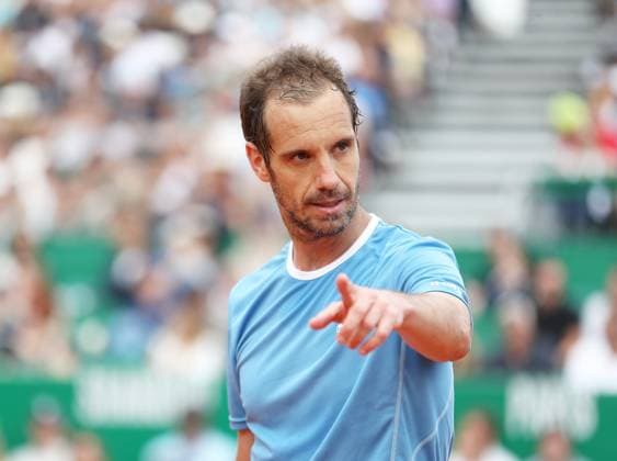 Qualifications Rolex MC Masters PHOTOPQR NICE MATIN Dylan Meiffret ; Monaco ; 06 04 2025 ; Deuxieme jour de qualifications au Rolex Monte-Carlo Masters. ICI : Richard Gasquet pendant son match contre Matteo Arnaldi Rolex Monte-Carlo Masters at Monte-Carlo Country Club on April 6, 2025 Monaco France  Copyright: xPHOTOPQR NICExMATIN MAXPPPxDylanxMeiffretx 20250406NIM4959 20250406NIM4959