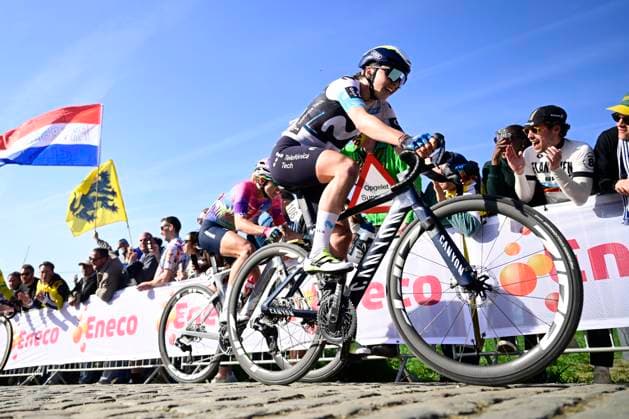 Ronde van Vlaanderen 2025 - Women Elite OUDENAARDE, BELGIUM - APRIL 06 : Lippert Liane of Movistar Team pictured during the 22th edition of the Ronde van Vlaanderen for Women Elite, an UCI Women s World Tour cycling race organized by Flanders Classics with start and finish in Oudenaarde after 168,8 km on April 6, 2025 in Oudenaarde, Belgium, 06 04 2025 Oudenaarde Belgium  Copyright: xPeterxDexVoechtx