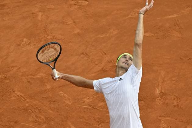 Tennis : Rolex Monte Carlo Masters 2025 - ATP, Tennis Herren - 06 04 2025 Tennis : Rolex Monte Carlo Masters 2025 - Atp - Alexander Zverev Monaco  Copyright: xChryslenexCaillaudx