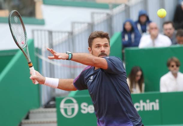 Rolex Monte Carlo Master Tennis PHOTOPQR NICE MATIN Cyril Dodergny ; Roquebrune-cap-martin ; 07 04 2025 ; Rolex Master Monte-Carlo - Monte-Carlo Country Club - 1er Tour - Stan Wawrinka (SUI) vs Alejandro Tabilo (CHI) Roquebrune-cap-martin France  Copyright: xPHOTOPQR NICExMATIN MAXPPPxCyrilxDodergnyx 20250407NIM6543 20250407NIM6543