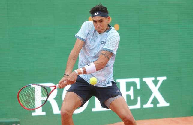 Rolex Monte Carlo Master Tennis PHOTOPQR NICE MATIN Cyril Dodergny ; Roquebrune-cap-martin ; 07 04 2025 ; Rolex Master Monte-Carlo - Monte-Carlo Country Club - 1er Tour - Stan Wawrinka (SUI) vs Alejandro Tabilo (CHI) Roquebrune-cap-martin France  Copyright: xPHOTOPQR NICExMATIN MAXPPPxCyrilxDodergnyx 20250407NIM6547 20250407NIM6547