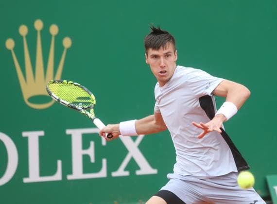 Rolex Monte Carlo Master Tennis PHOTOPQR NICE MATIN Cyril Dodergny ; Roquebrune-cap-martin ; 07 04 2025 ; Rolex Master Monte-Carlo - Monte-Carlo Country Club - 1er Tour - Gael Fonfils (FRA) vs Fabian Marozsan (HUN) Roquebrune-cap-martin France  Copyright: xPHOTOPQR NICExMATIN MAXPPPxCyrilxDodergnyx 20250407NIM6806 20250407NIM6806