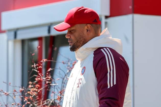 Vincent Kompany FC Bayern Muenchen, Head coach , GER, Final training, FC Bayern Muenchen, Football, UEFA Champions League, Quarter-final first leg, 2024 2025 season, 07 04 2025, GER, Final training, FC Bayern Muenchen, Football, UEFA Champions League, Quarter-final first leg, 2024 2025 season, 07 04 2025 Muenchen Copyright: xEibner-Pressefoto JennixMaulx EP_JML