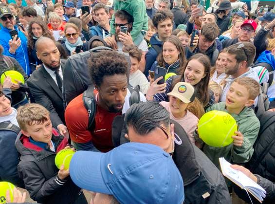 Rolex Monte Carlo Master Tennis PHOTOPQR NICE MATIN Cyril Dodergny ; Roquebrune-cap-martin ; 07 04 2025 ; Rolex Master Monte-Carlo - Monte-Carlo Country Club - 1er Tour - Gael Fonfils (FRA) vs Fabian Marozsan (HUN). Vicoire de Monfils. Roquebrune-cap-martin France  Copyright: xPHOTOPQR NICExMATIN MAXPPPxCyrilxDodergnyx 20250407NIM7118 20250407NIM7118