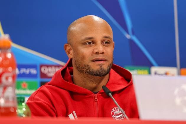 Vincent Kompany FC Bayern Muenchen, Head coach at the press conference, GER, International press conference, FC Bayern Muenchen, Football, UEFA Champions League, Quarter-final first leg, 2024 2025 season, 07 04 2025, GER, International press conference, FC Bayern Muenchen, Football, UEFA Champions League, Quarter-final first leg, 2024 2025 season, 07 04 2025 Muenchen Copyright: xEibner-Pressefoto JennixMaulx EP_JML