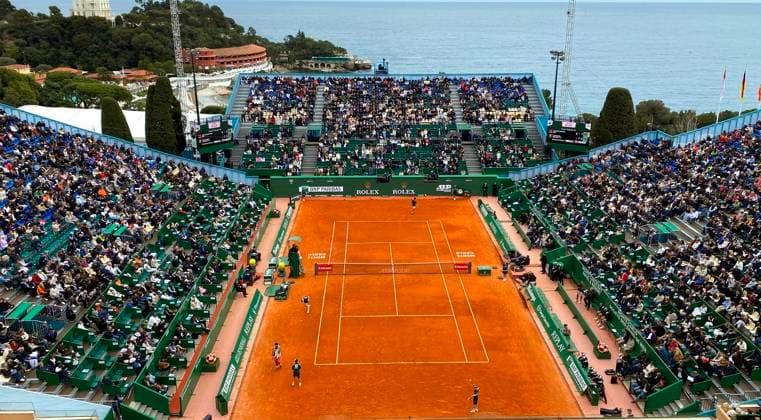 Rolex Monte Carlo Master Tennis PHOTOPQR NICE MATIN Cyril Dodergny ; Roquebrune-cap-martin ; 07 04 2025 ; Rolex Master Monte-Carlo - Monte-Carlo Country Club - 1er Tour - Vue general du Court Rainier III Rolex Monte-Carlo Masters at Monte-Carlo Country Club on April 7, 2025 Roquebrune-cap-martin France  Copyright: xPHOTOPQR NICExMATIN MAXPPPxCyrilxDodergnyx 20250407NIM7578 20250407NIM7578