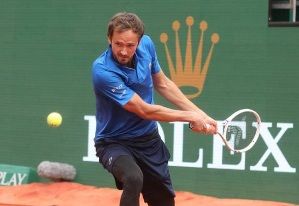 Rolex Monte Carlo Master Tennis PHOTOPQR NICE MATIN Cyril Dodergny ; Roquebrune-cap-martin ; 07 04 2025 ; Rolex Master Monte-Carlo - Monte-Carlo Country Club - 1er Tour - Le Russe Daniil Medvedev Rolex Monte-Carlo Masters at Monte-Carlo Country Club on April 7, 2025 Roquebrune-cap-martin France  Copyright: xPHOTOPQR NICExMATIN MAXPPPxCyrilxDodergnyx 20250407NIM7588 20250407NIM7588