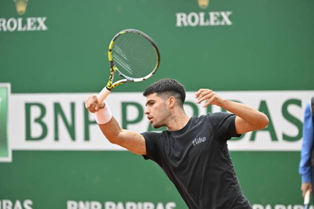 Tennis : Rolex Monte Carlo Masters 2025 - ATP, Tennis Herren - 07 04 2025 Tennis : Rolex Monte Carlo Masters 2025 - Atp - Marcos Giron Monaco  Copyright: xChryslenexCaillaudx