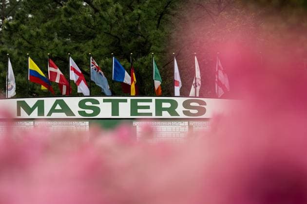 250407 General view the leaderboard during a practice prior to the 2025 Masters Golf Tournament on April 7, 2025 in Augusta Photo Petter Arvidson BILDBYRAN kod PA PA1004 golf masters bbeng the masters augusta ledartavla genre  Copyright: PETTERxARVIDSON BB250407PA097