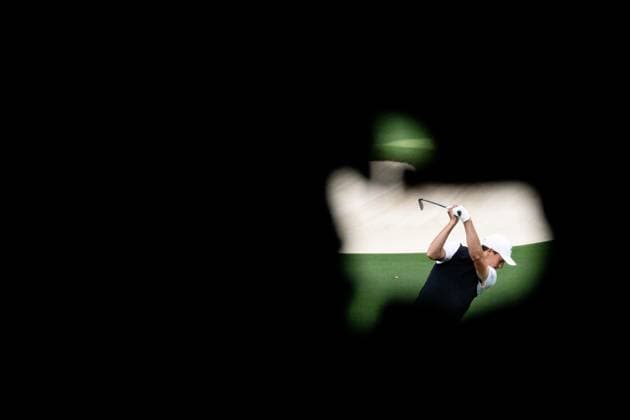 250407 Jordan Spieth of the United States during a practice at the range prior to the 2025 Masters Golf Tournament on April 7, 2025 in Augusta Photo Petter Arvidson BILDBYRAN kod PA PA1004 golf masters bbeng the masters augusta  Copyright: PETTERxARVIDSON BB250407PA113